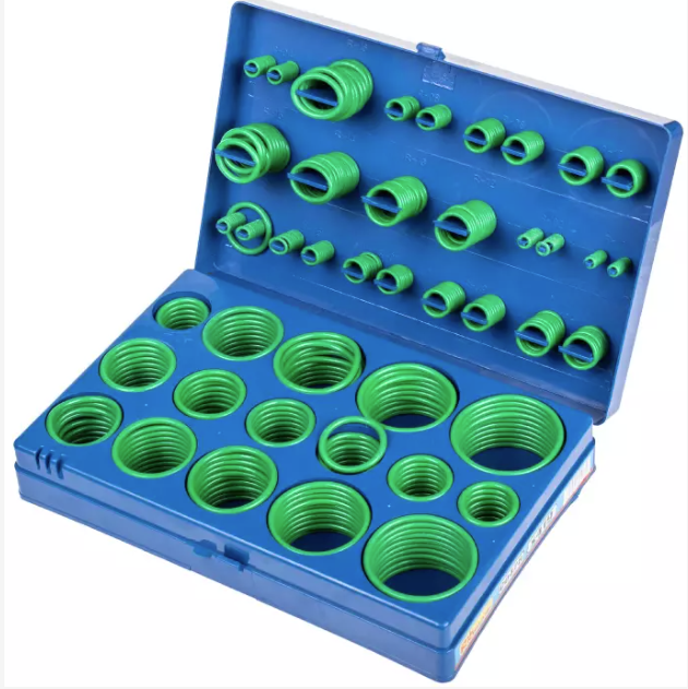Close-up of HNBR O-rings showcasing their durable and flexible design, ideal for sealing applications in fuel and chemical-resistant environments