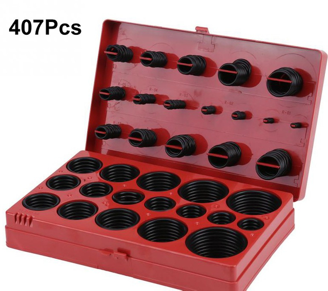 407pc SAE Or Inch Size O Ring Kit 